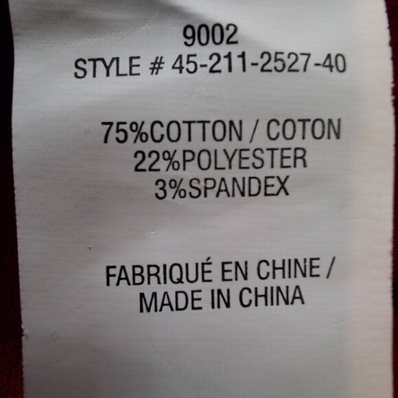 Womens Laura Petites Cotton Jacquard Cropped Blazer Red Suit Jacket Sz 10 - Picture 14 of 15